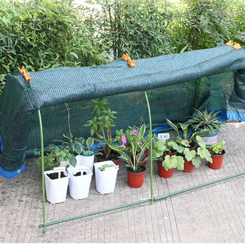 3 Size 10pcs Greenhouse Frame Pipe Tube Film Clip Shade Net Accessories Plastic Fixed Fittings Garden Film Clamp