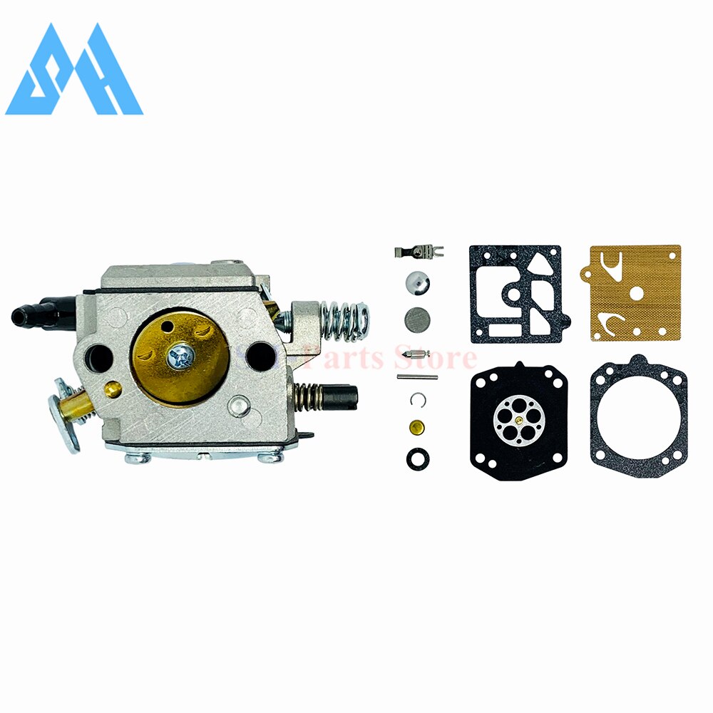 Chainsaw Carburetor with Repair Kit For Husqvarna 6200 6500 58cc 62cc 65cc Zenoah G561 G651 G621 662 Chain Saw 3369-8100 HDA246: Set B