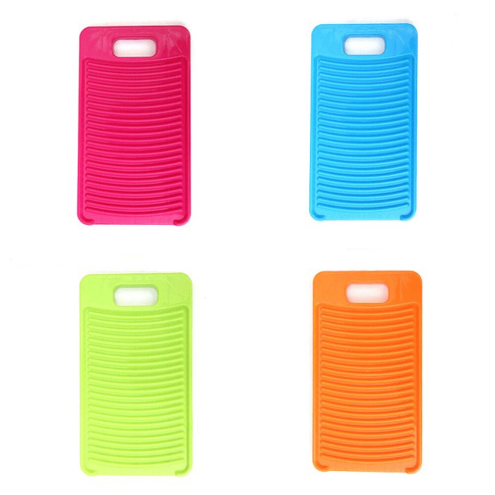 Non-slip Washing Washboard Plastic Home Washing Scrubbing Board Laundry Washboard for Home (Blue): Green