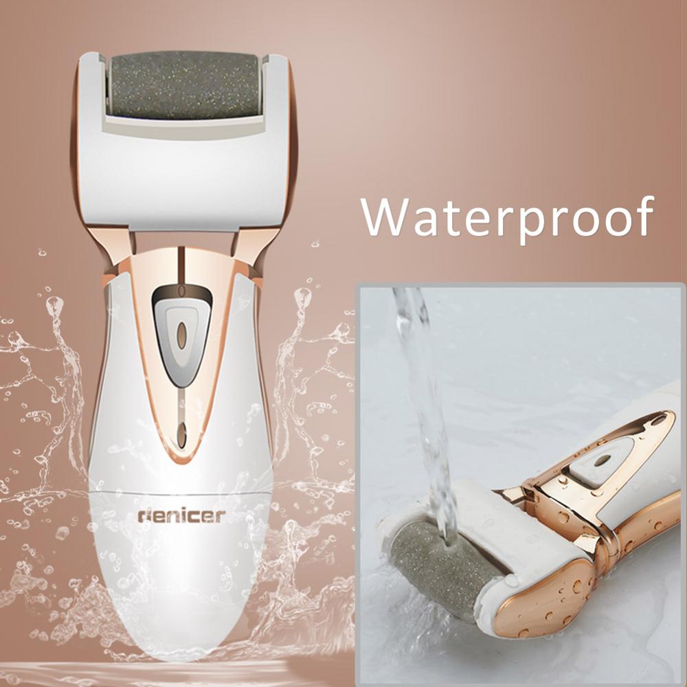 Elektrisk fodfil kværn pedicure værktøj fodplejeværktøj pedicura fløjl glat maskine callus remover til fodhæl hud