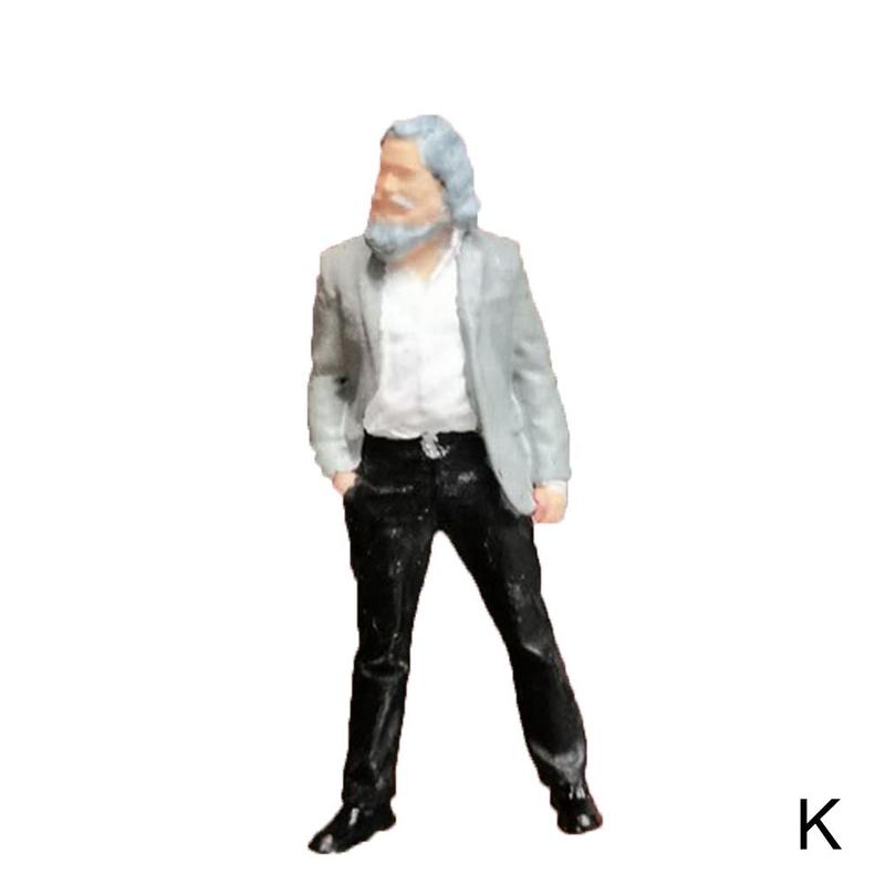 1:64 échelle chiffres personnage modèle Macro photographie poupée sable Table résine modèle jouets pour enfants: K