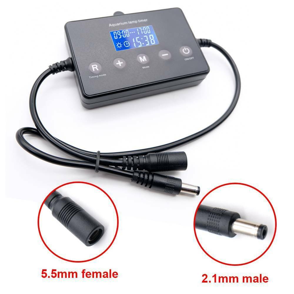 Aquarium LED Light Dimmer Controller Sunrise Sunset Modulator For Aquarium Fish Tank Led Intelligent Light Timing Dimming System