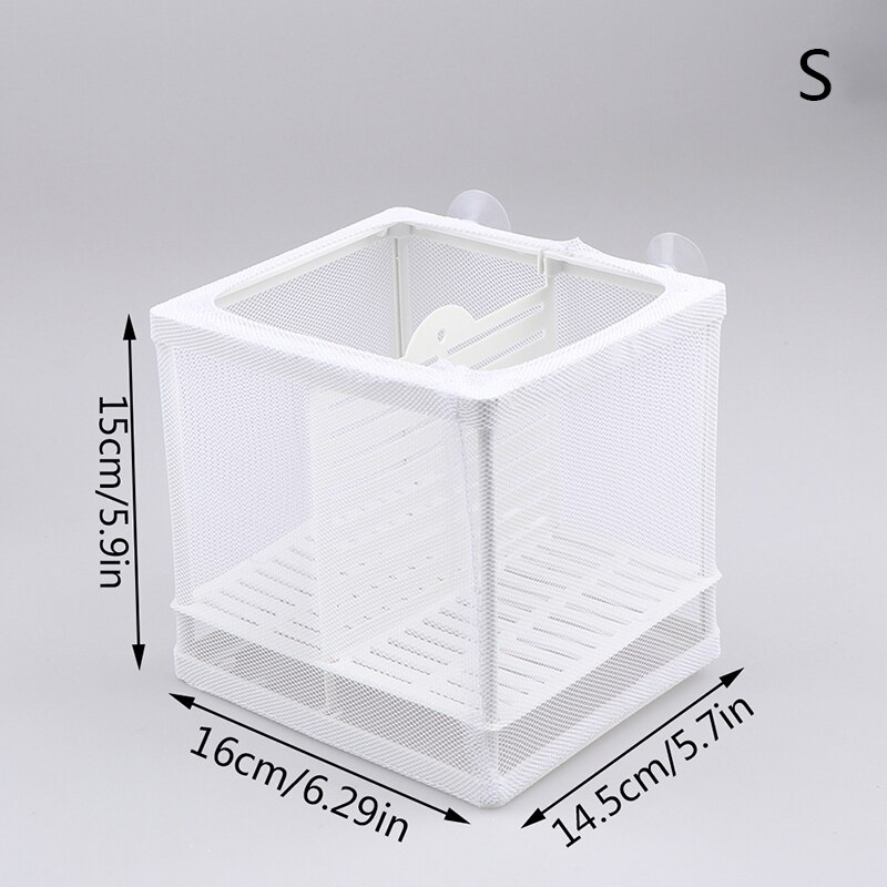 1 set Fish Tank Aquarium Breeding Box Hatchery Float Breeder Box Isolation Breeding Breeder Box