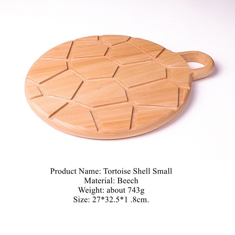 Japanese Beech Wood Tortoise Shell Cutting Board Solid Wood Chopping Rootstock Household Kitchen Utensils Sushi Wood Board: S