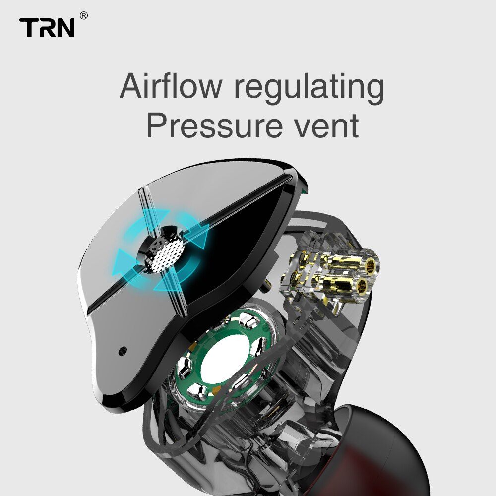 Neueste TRN ST1 1BA + 1DD in Ohr Kopfhörer hybrid HIFI DJ Monitor Laufen Sport Kopfhörer Ohrstöpsel Headset Abnehmbare Kabel v90 V80 VX