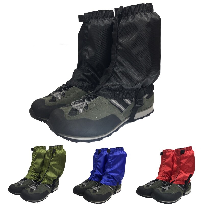 Polainas impermeables para hombre y mujer, cubierta de zapatos para ciclismo, botas de esquí, polainas de nieve, senderismo, Trekking, escalada, esquí