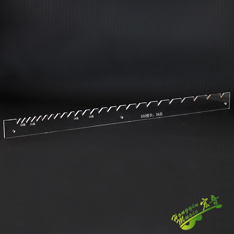Guitar fingerboard wire groove cutting and positioning of acrylic template mold positioning ruler 21 Product 23 product manufact