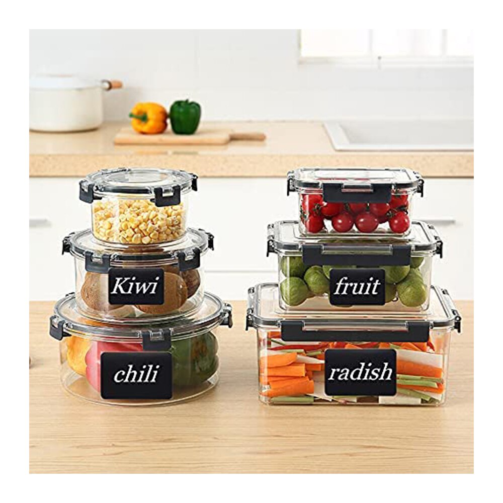 48pcs Blackboard Spice Sticker Reusable Jar Labels Kitchen Label Stickers Organizer Chalkboard Wall Stickers Board Decals Pen