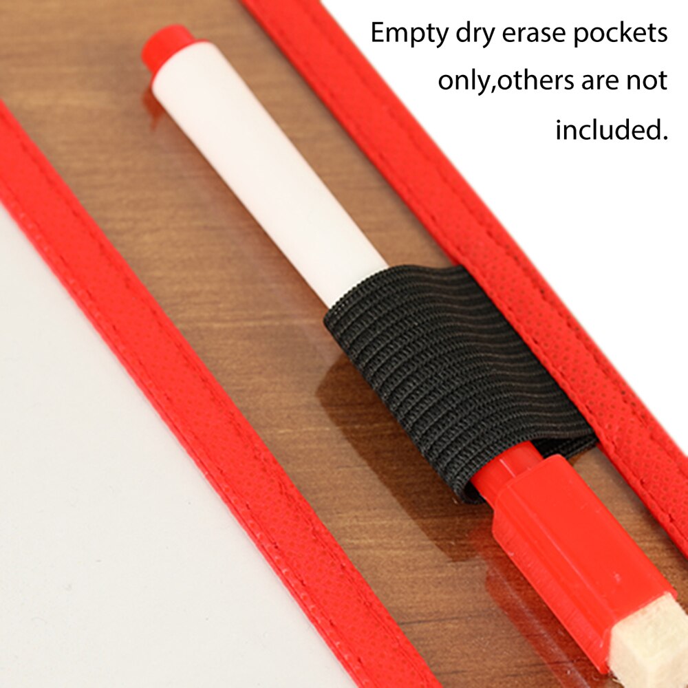 Reusable Dry Erasable Pockets Transparent Write And Wipe Drawing Board Dry Brush Bag File Pocket For Teaching Kids Pastels
