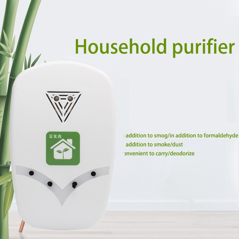 32 Million Negative Ion Generator Mini Portable Plug-In Air Purifier For Bedroom Kitchen Bathroom Office