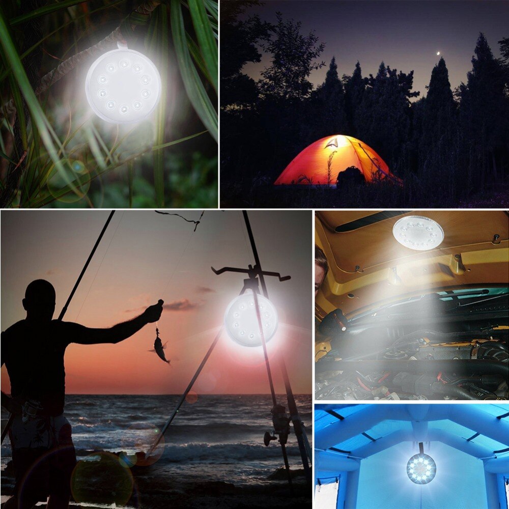 Ledgle Waterdichte Solar Camping Lamp Led Outdoor Lights 3 Verlichting Modes Zonne-energie Lamp Led Verlichting Kamp Tent Fishing Light