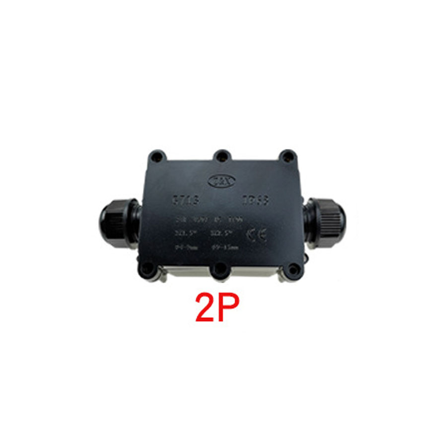 2/3/4/5/6 Way Outdoor Waterproof IP68 Electrical Cable Wire Connector Junction Box With Terminal for Electrical Wiring Accessori: Lavender