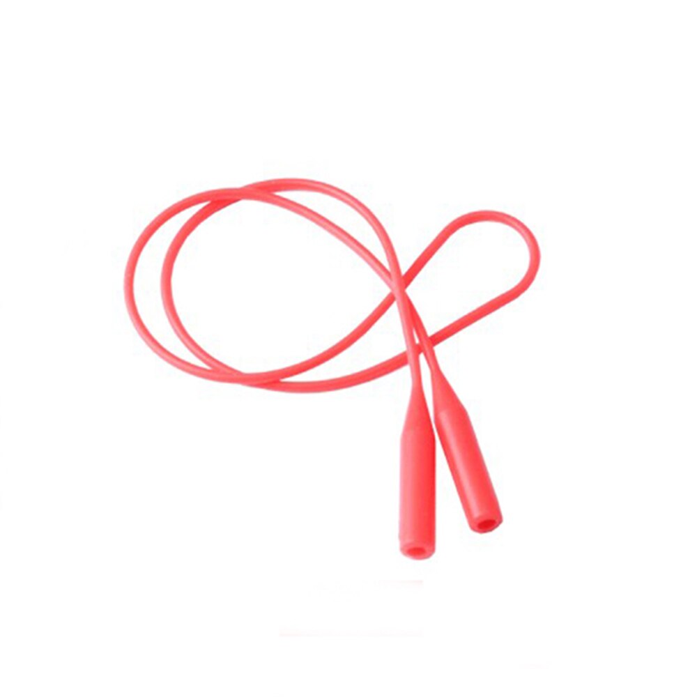 1 Pc Candy Color Elastic Silicone Eyeglasses Straps Sunglasses Chain Sports Anti-Slip String Glasses Ropes Band Cord Holder: red