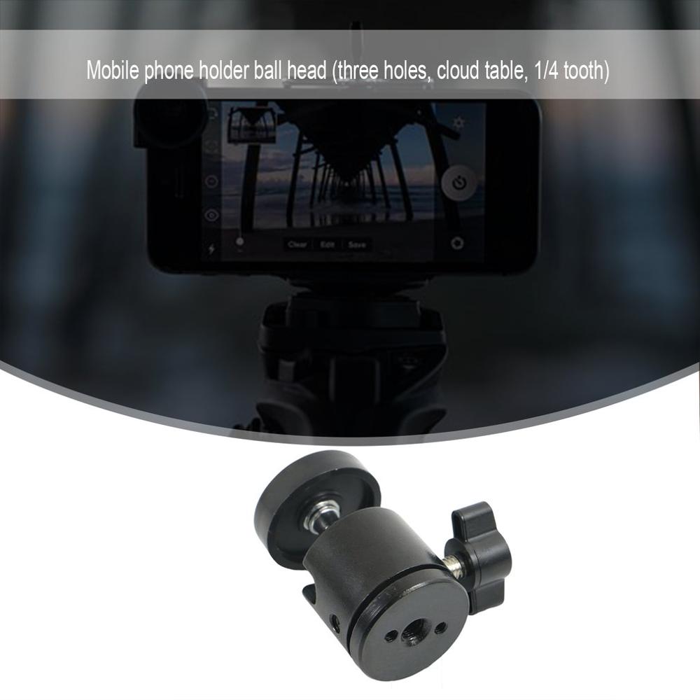 Universele Hoofd Gimble Mobiele Telefoon Live Statief Beugel 360 Graden Roterende Sferische Gimble Fotografie Accessoires