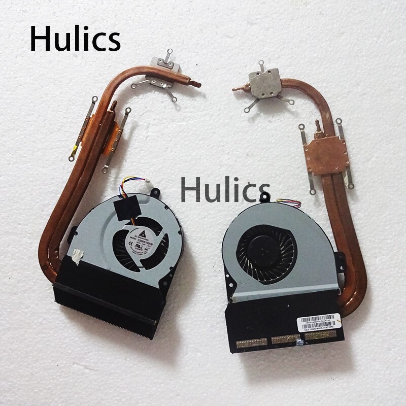 Hulics para Asus K53 X53 K53S A53S X53S K53SV K53SM K53SJ K53SC K53SD portátil CPU ventilador de refrigeración del radiador disipador de calor enfriador KSB06105HB