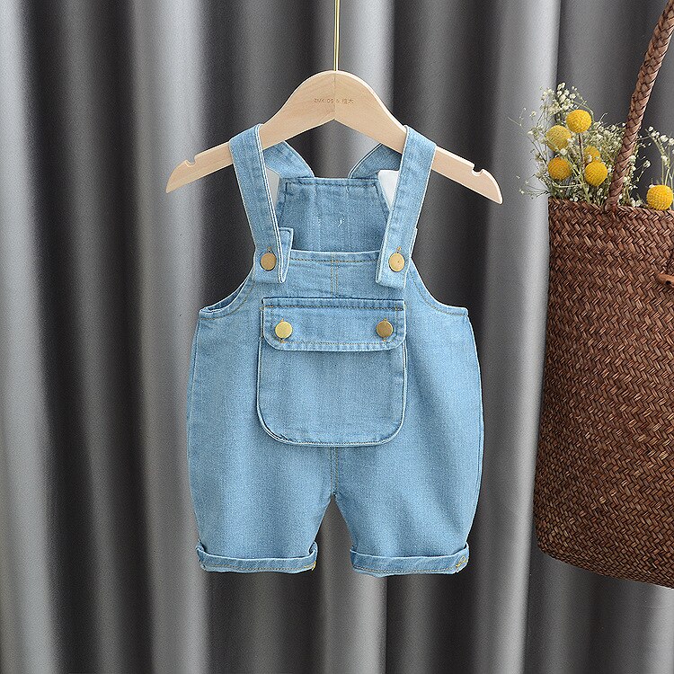 Del bambino Delle Ragazze Carino Ala Denim Body E Pagliaccetti Ragazze Tute E Salopette abbigliamento Per Bambini Abbigliamento per bambini