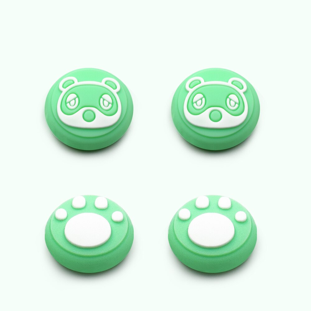 Thumb Stick Grip Cap AnimalCrossing Segretario Cucciolo di Cane Isabelle Joystick Copertura Per Nintend Interruttore Lite Joy-Con Controller Caso: 7