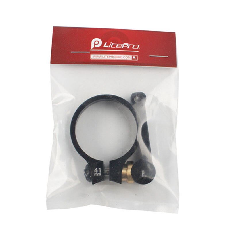Faltrad Sattelstütze Schellen Aluminium Legierung CNC 41mm Geeignet Für 33,9mm Sattelstütze Fahrrad Sitzrohr Klemme
