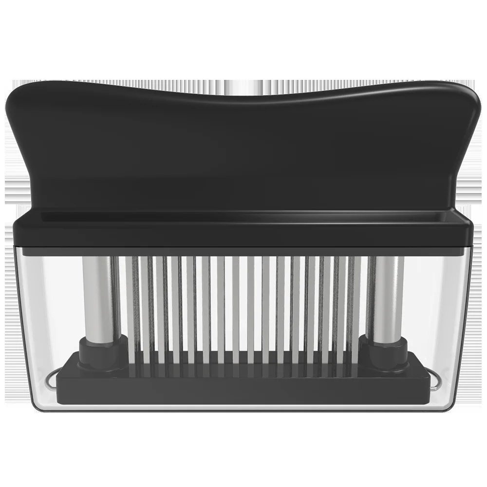 48 Blades Naald Vleesvermalser Rvs Mes Vlees Beaf Steak Hamer Van Vlees Hamer Pounder Koken Gereedschap: Black