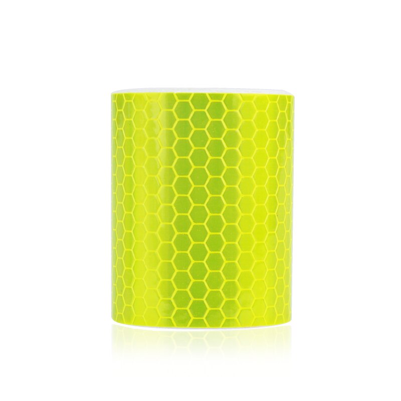 5cm*300cm Car Reflective Tape Decoration Stickers Car Automobiles Warning Safety Tape Film Auto Reflector Sticker: fluorescent Yellow
