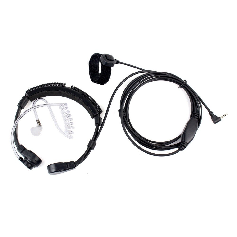 Auricular de tubo acústico oculto, micrófono de garganta, PTT, 1 Pin, para Motorola Radio ,T6200, T6210, T6212,T6220, T6222, T6250, T6300