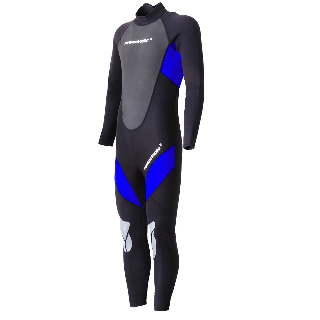 Traje de neopreno para hombre de 3mm, de cuerpo entero, para buceo, esnórquel, natación, chaqueta de buceo