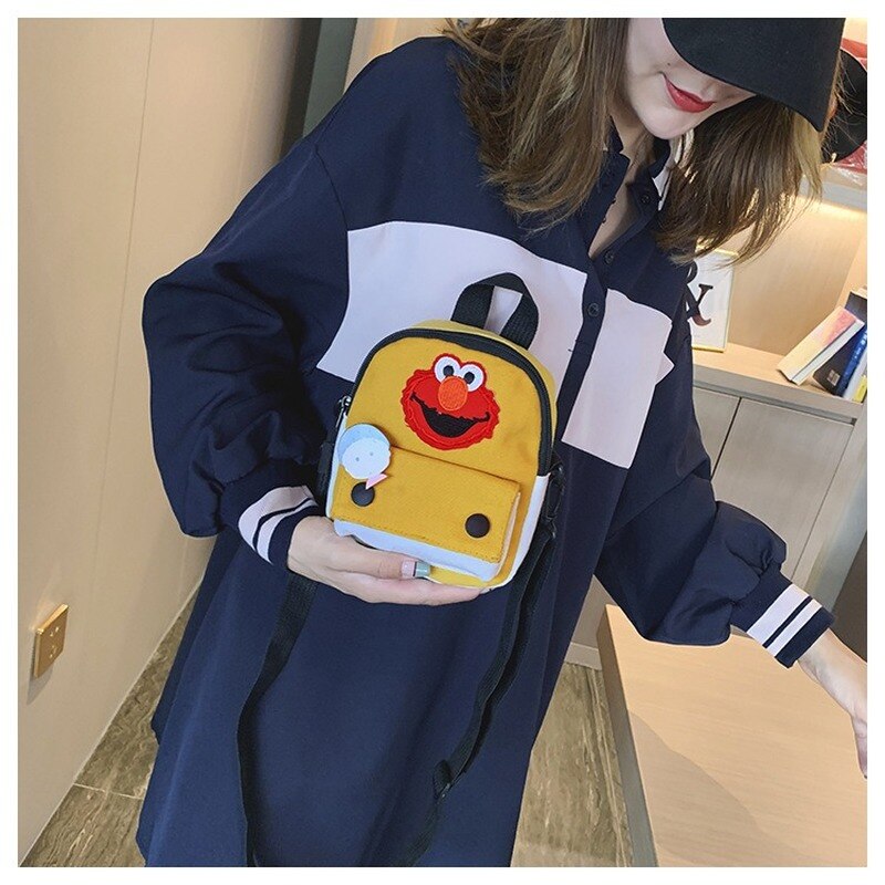 Herfst En Winter Leisure Mode Op De Gronden Van De Hand-Held Canvas Tas Eenvoudige