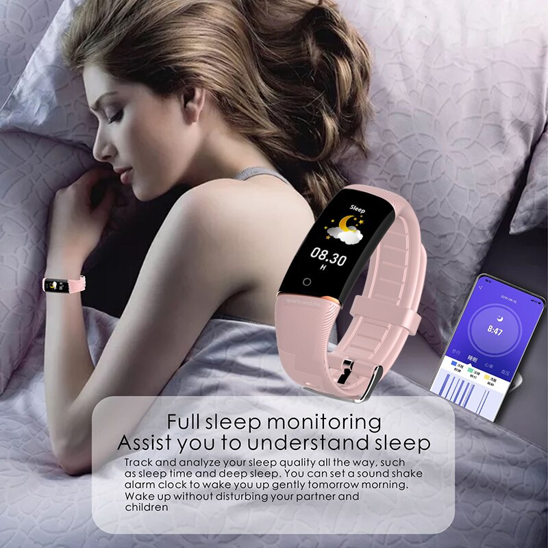 LIGE Inteligente Relógio Do Esporte Das Mulheres de Saúde Pressão Arterial Pulseira Monitor de Freqüência Cardíaca Inteligente Atividade Rastreador De Fitness Para O Casal Relógios