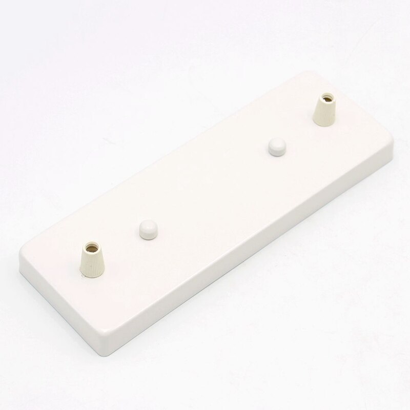 2 Lamps or 3 Lamps Metal Square Ceiling Rose Ceiling Canopy For Dinning Room Pendant Light Fixtures: 2 heads white