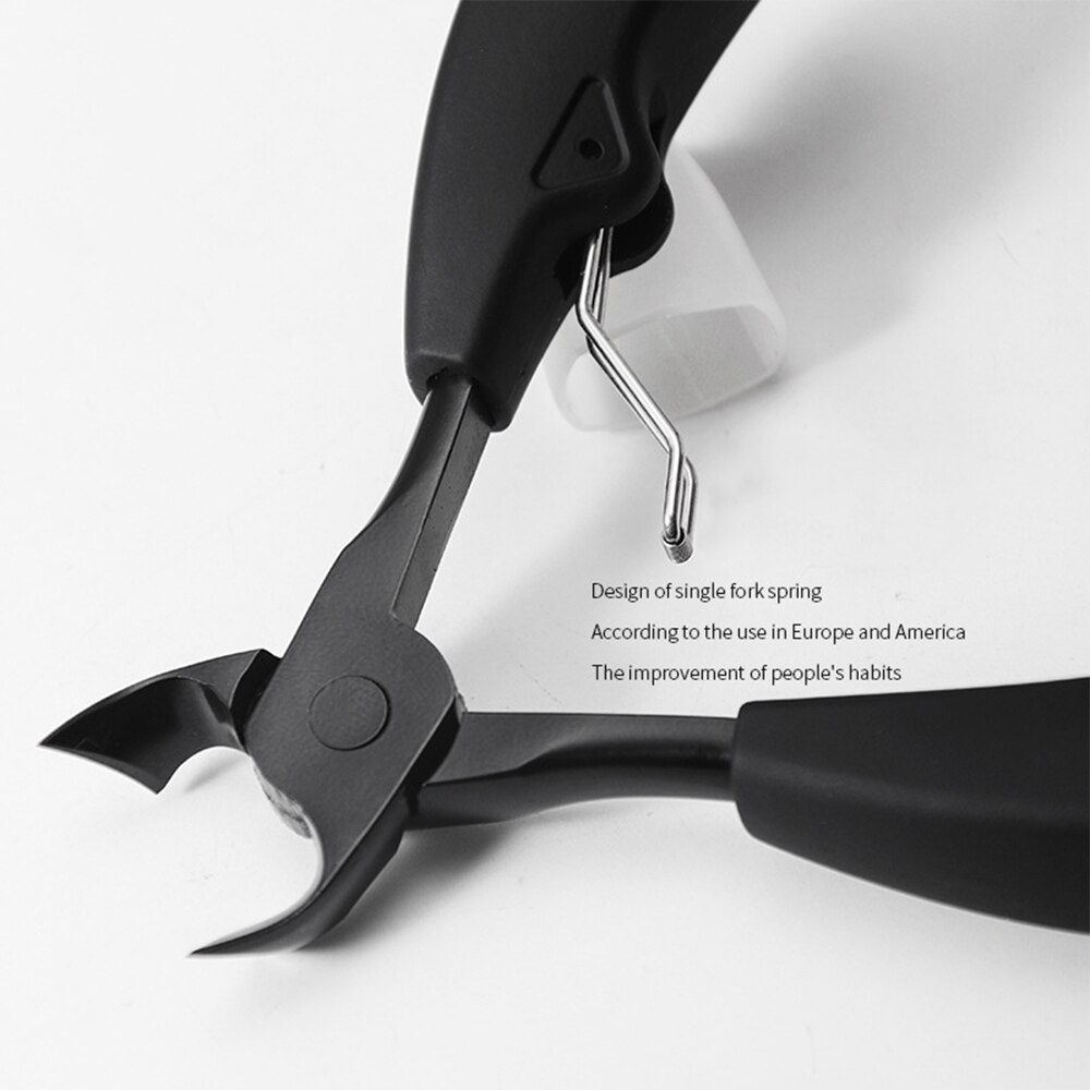 1pcs Nail Clippers Trimmer Cutters For Manicure Stainless Steel Ingrown Toenail Cuticle Scissor Nail Tool