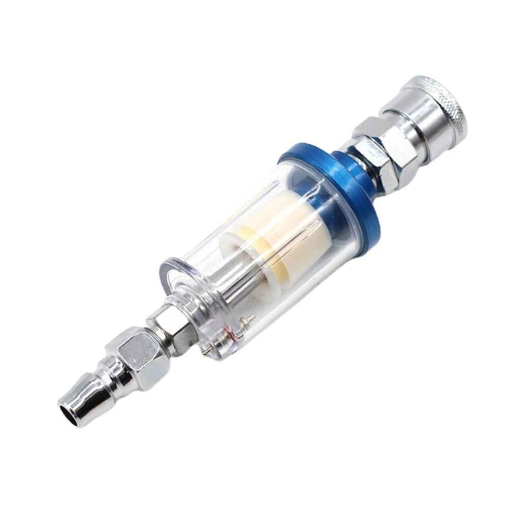Pneumatisch spuitpistool drukregelaar staartrooster vochtfilter olie-waterafscheider koperen kern vezel klein waterrooster