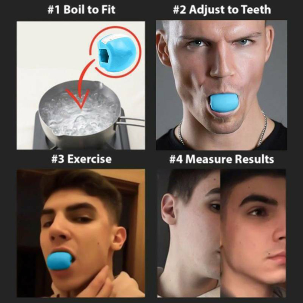 Exercise Training Ball Fitness Jaw Training Device Tone Facial Muscles