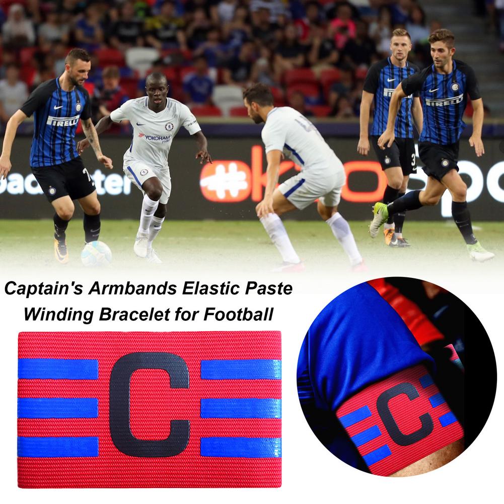 Opaski kapitana elastyczna bransoletka dla piłki nożnej opaska kapitana drużyna piłki nożnej kapitan zespół piłka nożna trening opaska na rękę