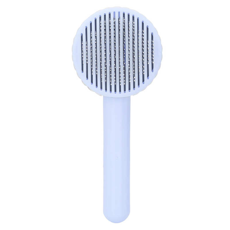 Brosse à poils de chat, peigne à aiguille épaisse pour animaux de compagnie, poils longs: Bleu