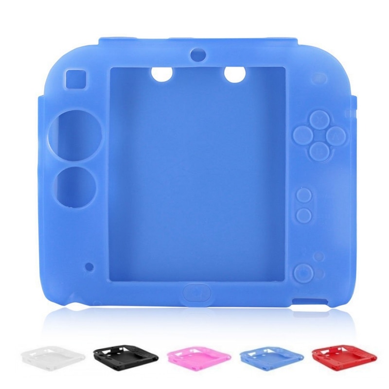 Zachte Siliconen Handheld Console Protector Skin Cover Case Anti-shock Game Player Beschermende Shell Case Voor Nintendo Nintend 2DS