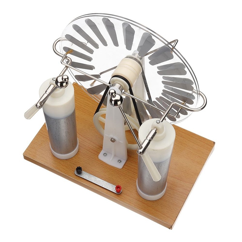 Máquina estática física generador electrostático equipo eléctrico ciencia educación