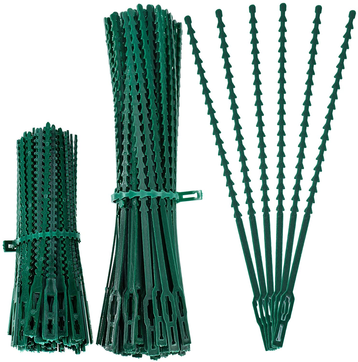 Liens torsadés flexibles et réglables pour plantes de jardin, 50 pièces, appui de plante robuste et multifonctionnel, 13.5cm/ 22.5 cm
