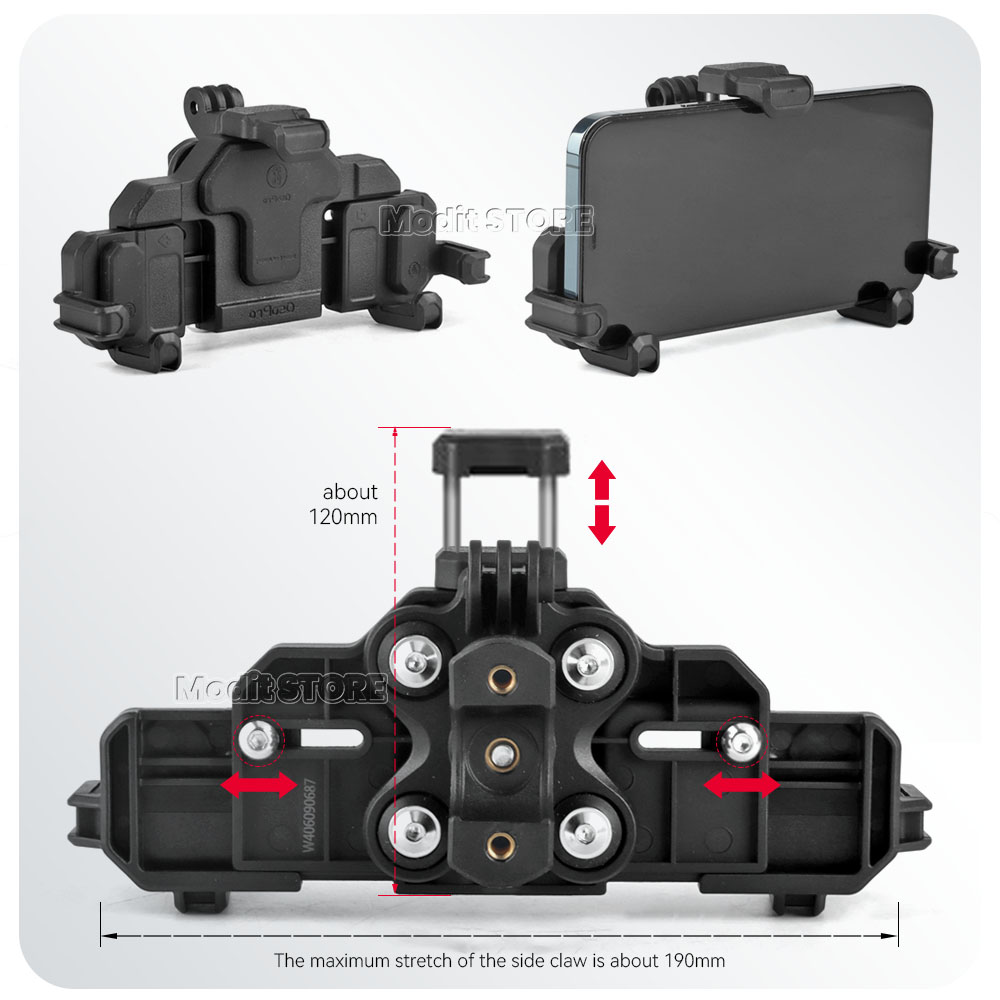 For ZONTES 368E 368D 368M 368G 368 Motorcycle Accessories 12MM 22MM Mobile Phone Holder GPS Navigation Bracket Phone Stand
