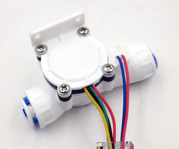 Tds &amp; Ntc Water Flow Sensor Temperatuur Geleidbaarheid Sensor Hall Flow Sensor Meter 6 Draden
