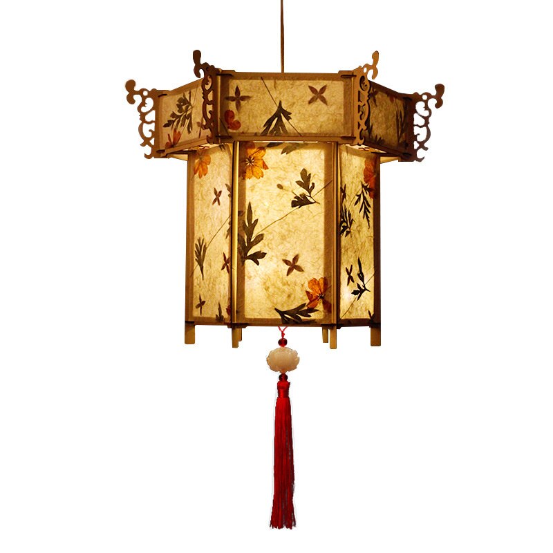 DIY chiński latarnia pałac w stylu Retro przenośny kwiat światła lampy Party świecące latarnie na Mid-Autumn Festival prezent