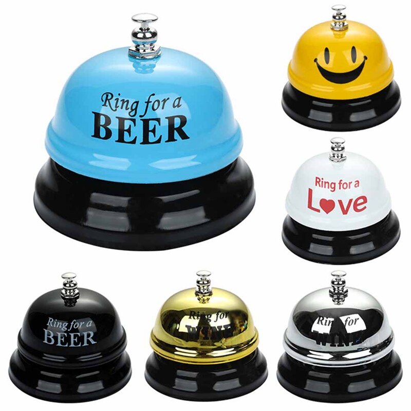 1Pcs Bureau Keuken Hotel Counter Receptie 75X60 Mm Kerst Craft Kat Bell Restaurant Bar Ringer Call Bell dienst Ring