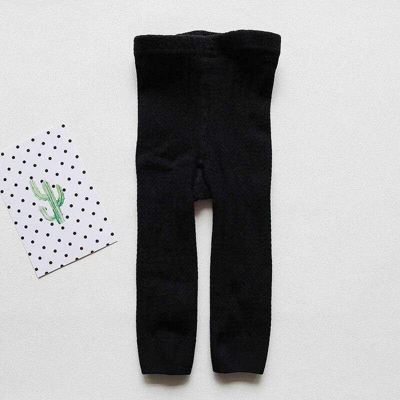Pantalon bébé coton tricoté bébé collants enfants enfant en bas âge garçons filles cheville-longueur Flexible plus Leggings enfants décontracté Legging: 4 / 12-24M