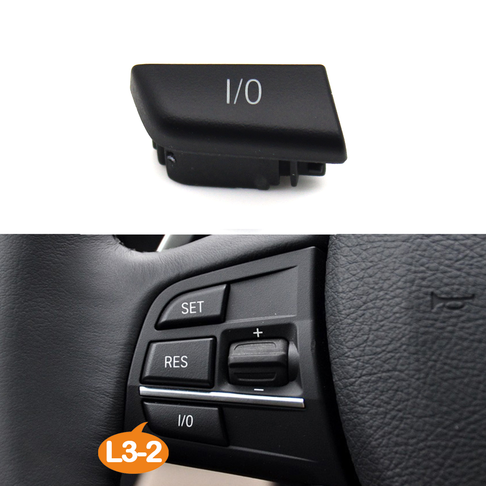 Botones para volante de coche, límite de velocidad, Control de crucero, llaves de teléfono para Serie F F20 F22 F30 F34 F36 F10 F11 F07 F12 F01 F02 F25 F15: Plata