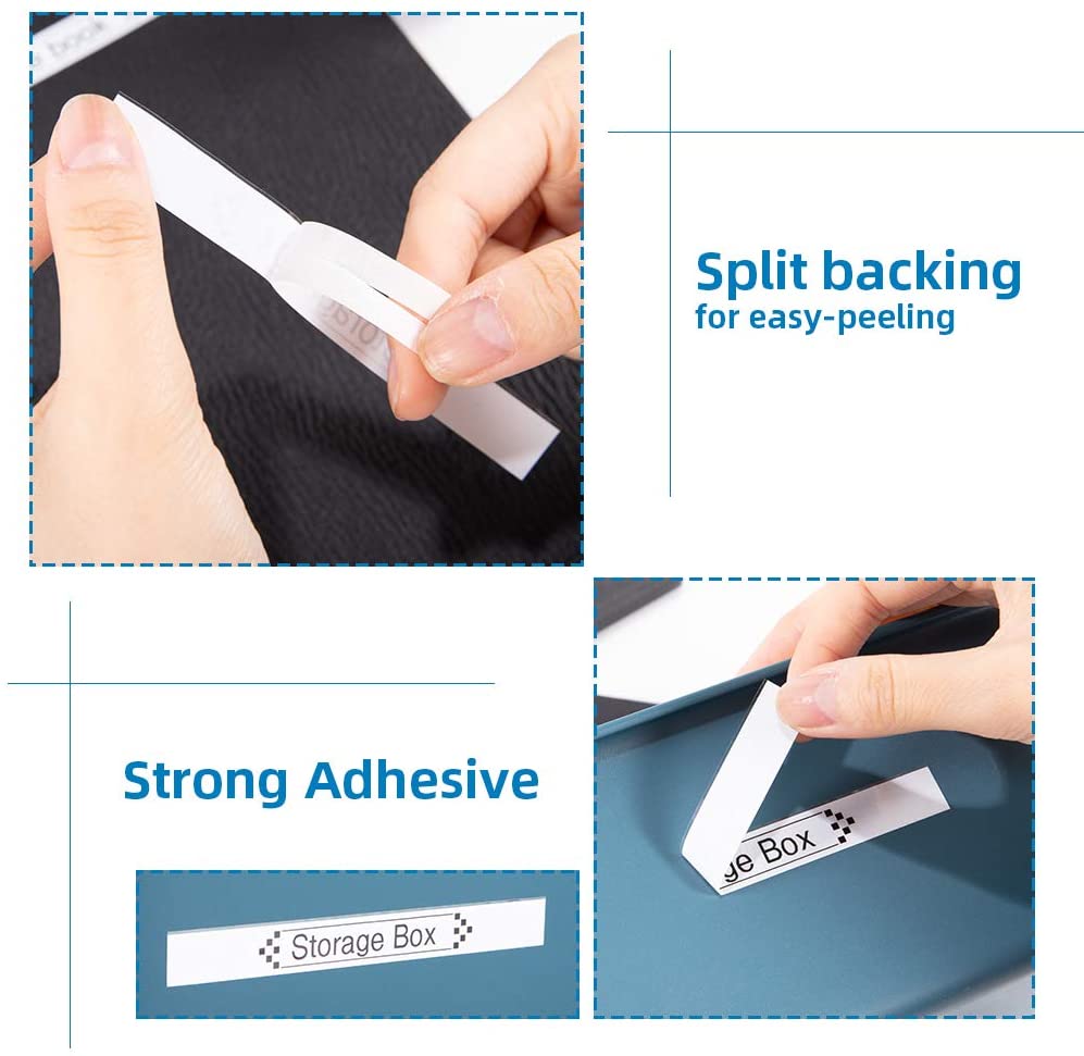 Fimax M-K231 M-K221 Compatible for brother MK231 MK 231 black on white 9mm 12mm laminated strong adhesive label tape PT-80 PT-70