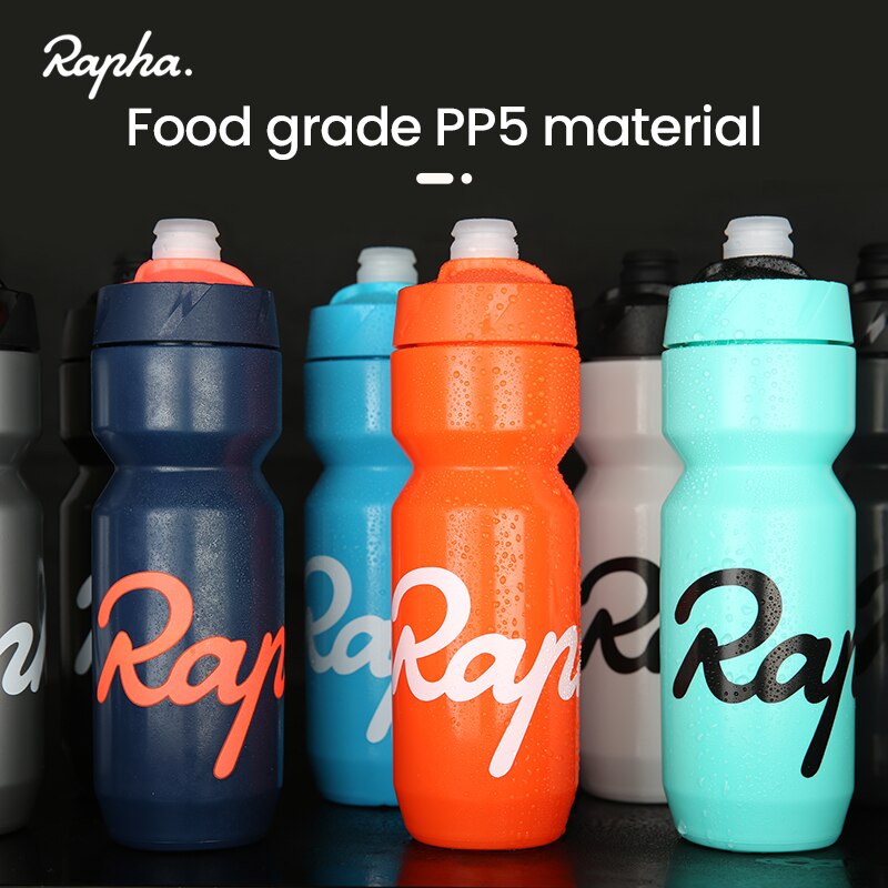 Rapha 610-710ML Ultralight Bicycle Water Bottle Leak-proof Squeezable Cycling Bottle Taste-free BPA-free Outdoor sports kettle
