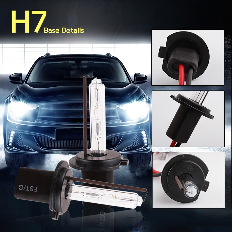 Hid Xenon H7 55W 6000K Lampen Vervanging 4300K 5000K 8000K 12V Auto Rijden Koplamp lamp Mistlichten Auto Koplamp Lamp