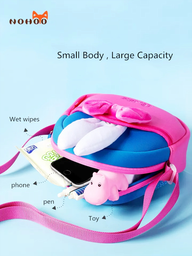 NOHOO enfants sac à bandoulière Mini lapin oreille bandoulière mignon sacs de messager Simple petit porte-monnaie mignon princesse sacs à main