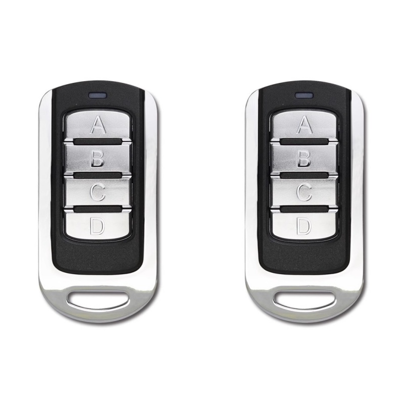Wireless Garage Remote Electronic Gate Control 433mhz Key Fob Command Hand Transmitter for Shutter Door Siren Garage: WHITE