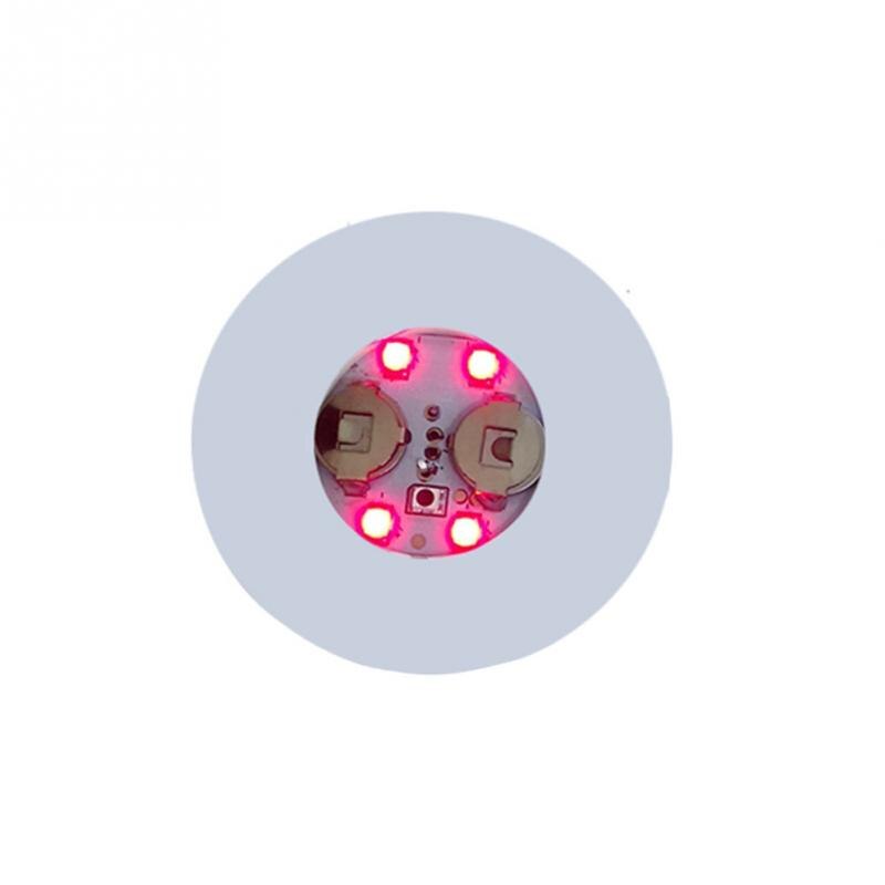 LED Coasters Foam 3 Modes 4 Lights Color Changing Battery Powered Flat Stable Core Board Slightly Cushioned Bar Nightclub Party: Red