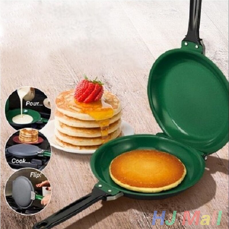 Reversible flip Non-Stick Frying Pan Pancake Egg Cake Maker Machine Kitchenware Pancakes DIY Handmade Bake Pan Baking Machine
